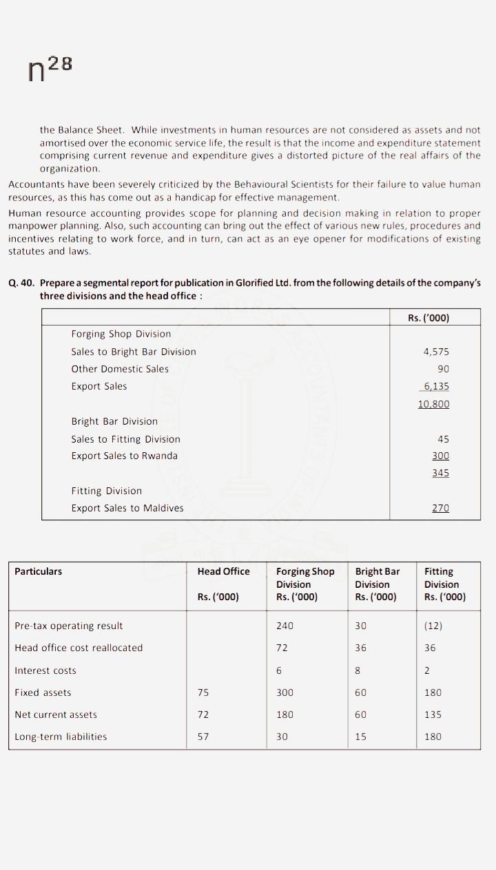 n28 the Balance Sheet. While investments in human