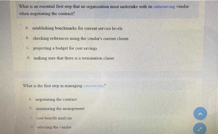 What is an essential first step that an