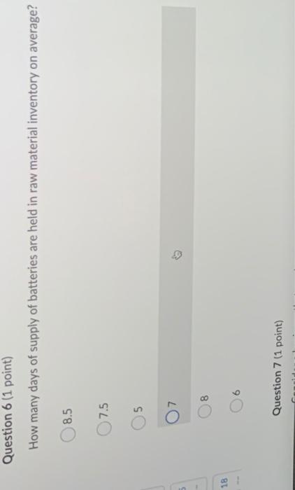 The next two questions refer to the following