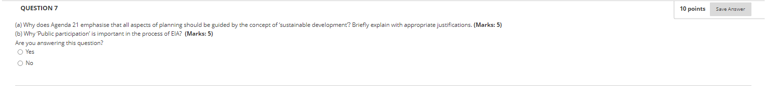 QUESTION 7 10 points Save Answer (a) Why does
