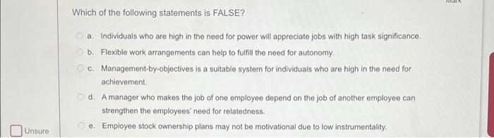 Vidi Which of the following statements is FALSE?