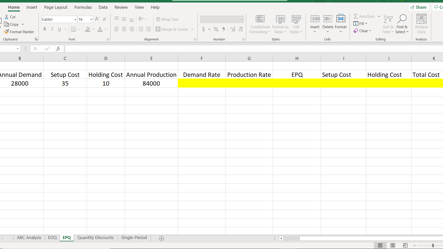 *Pease show all of the formulas and functions