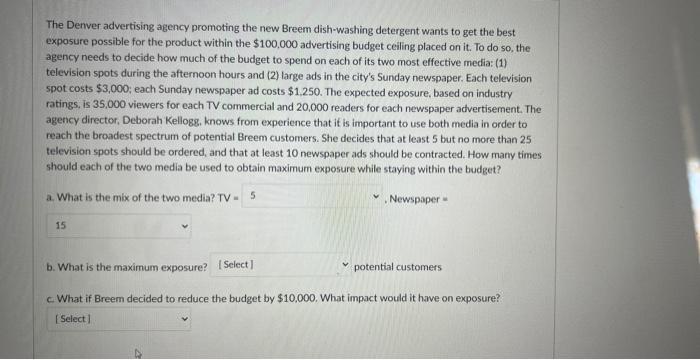 2. What is the mir of the twe medat? TV a