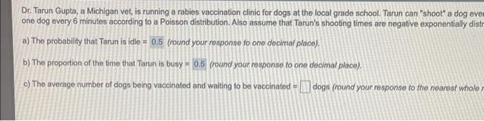 what is c? Dr. Tarun Gupta, a Michigan vet, is