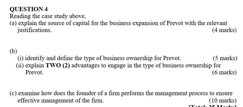 by reading the case study above Could you answer