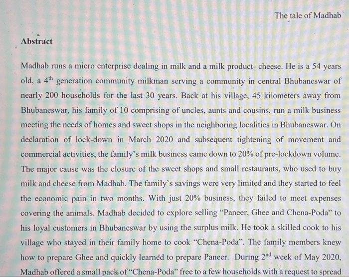 Formulate a strategy for the entrepreneur using