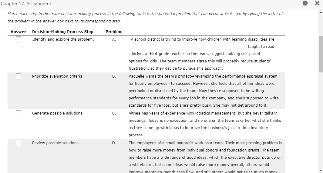 Dominating, overanalyzing, and making decisions