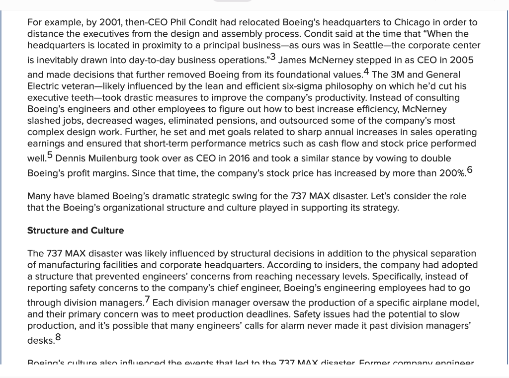 Requirea information Boeing Continuing Case-Part