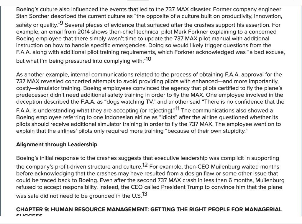 Requirea information Boeing Continuing Case-Part