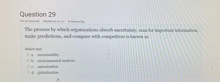 Question 25 Not yet answered Marked out of 1.00
