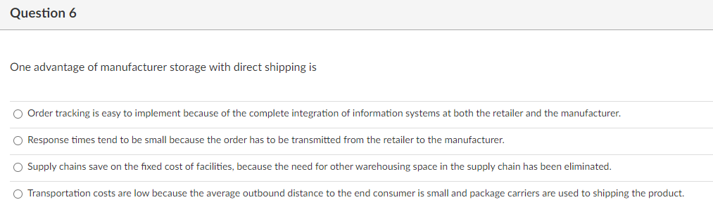 Question 4 To decrease response time, increase