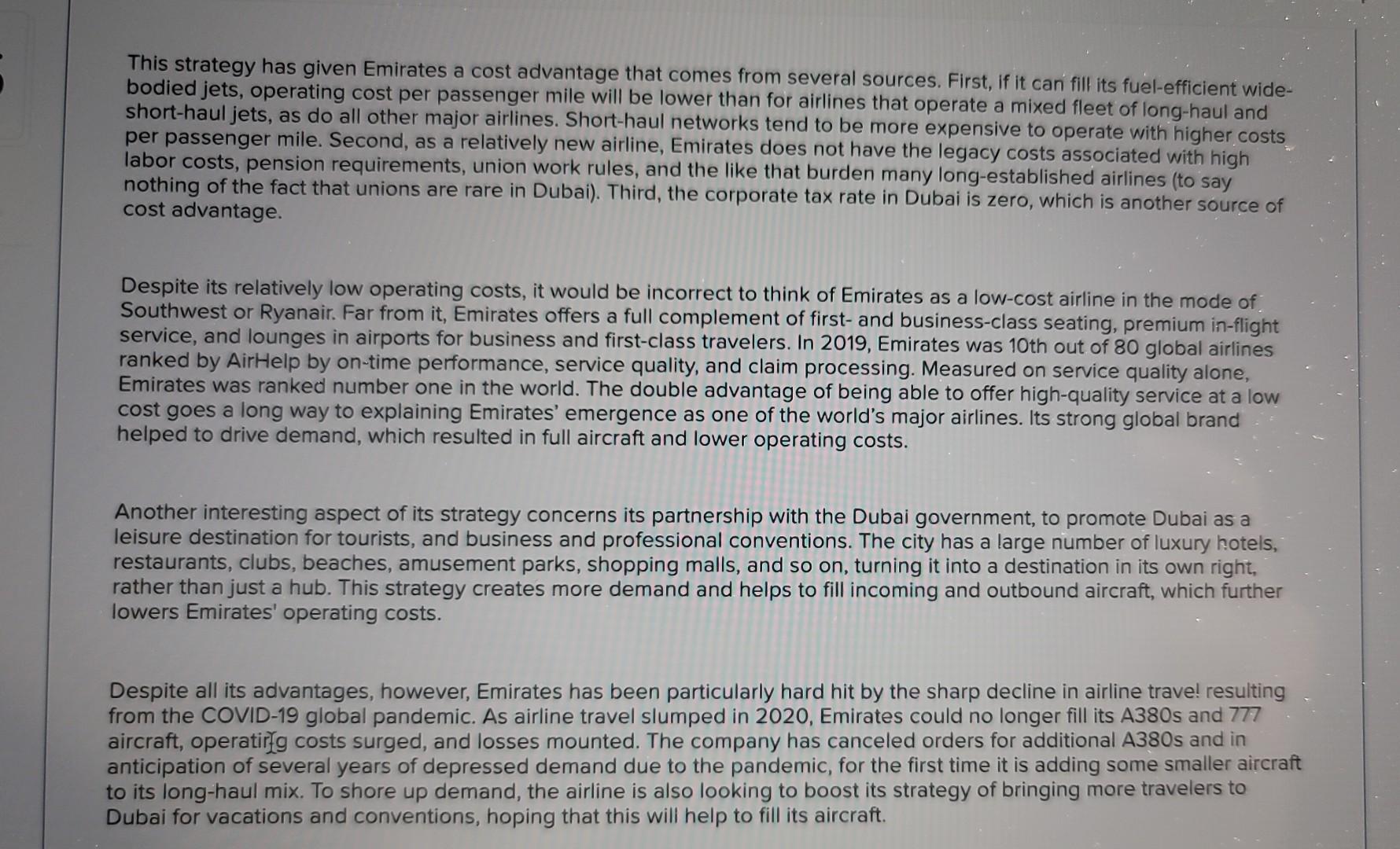 You are about to read a short case exploring