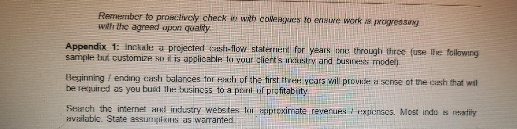 This is a formal marketing plan and should