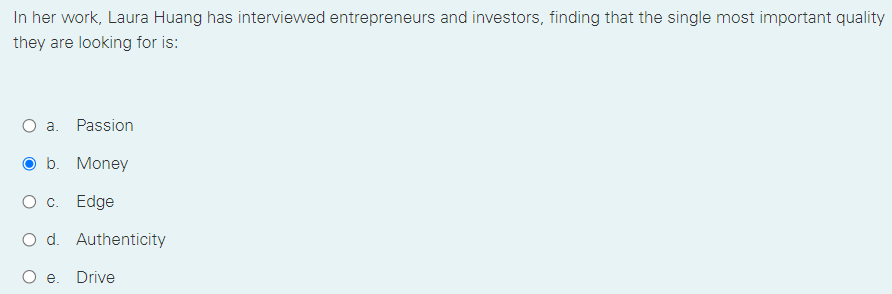 In her work, Laura Huang has interviewed