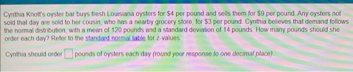 Cynthia Knott's oyster bar buys fresh Louisiana