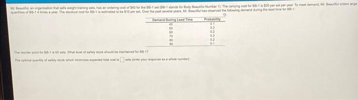 Ban orqanizational wegning, ordering out of $40