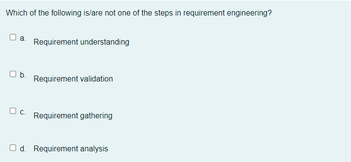 Which of the following is/are not one of the