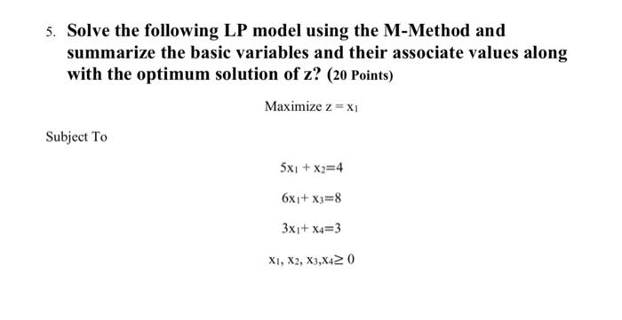 solve this example like this the table down 5.
