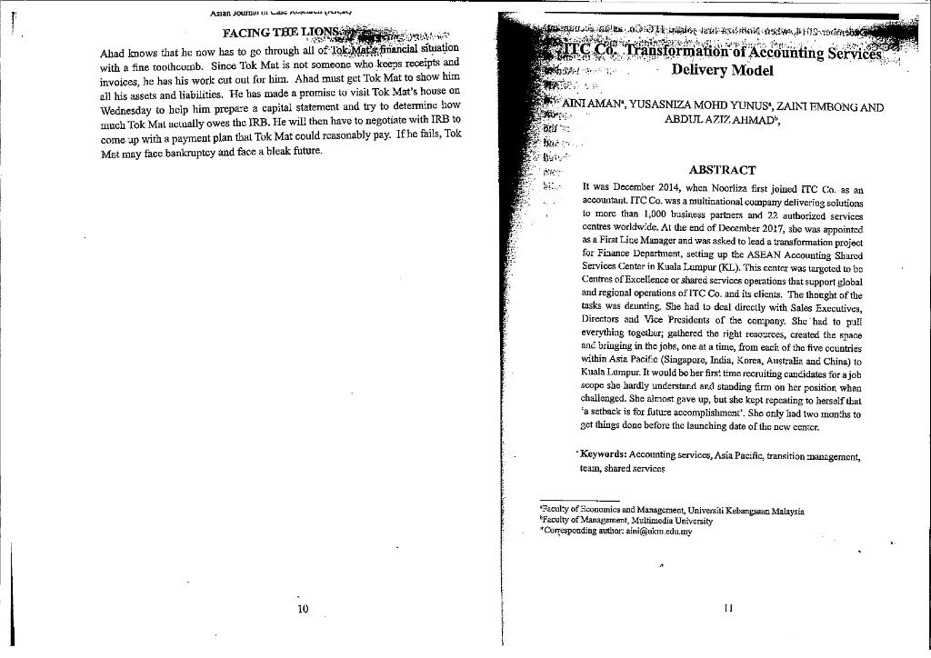 Table 1 KLRAC Organization and Mission Evolution
