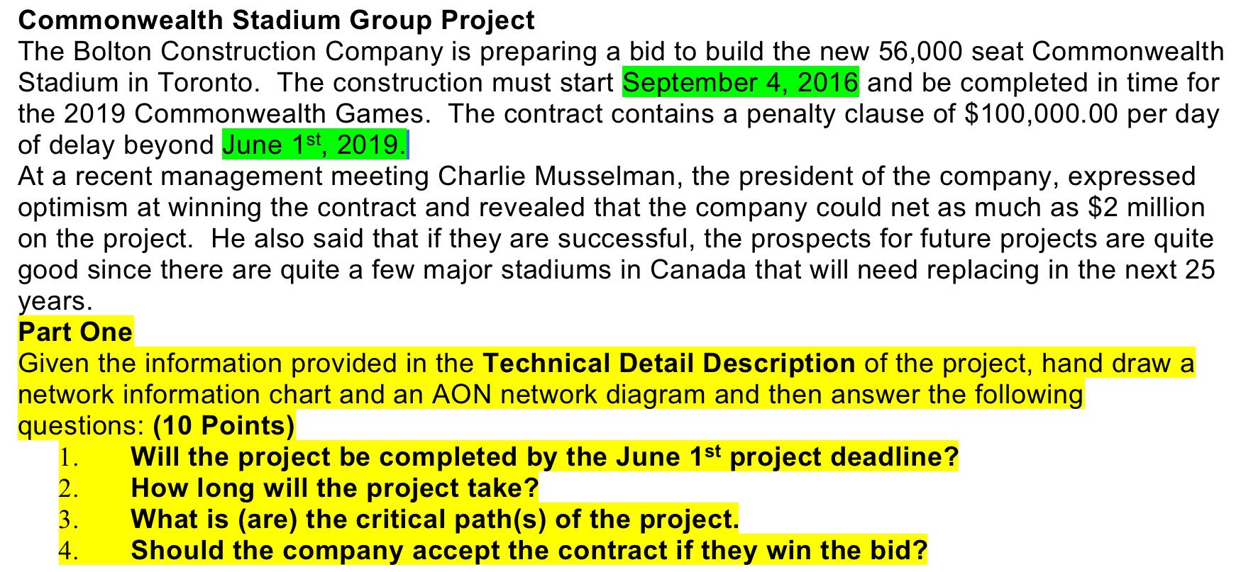 Commonwealth Stadium Group Project The Bolton