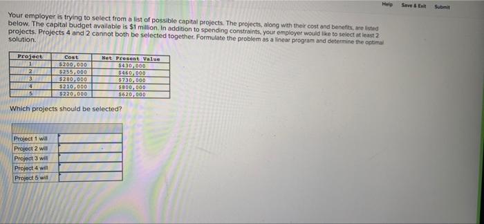 please Help Save & Submit Your employer is trying