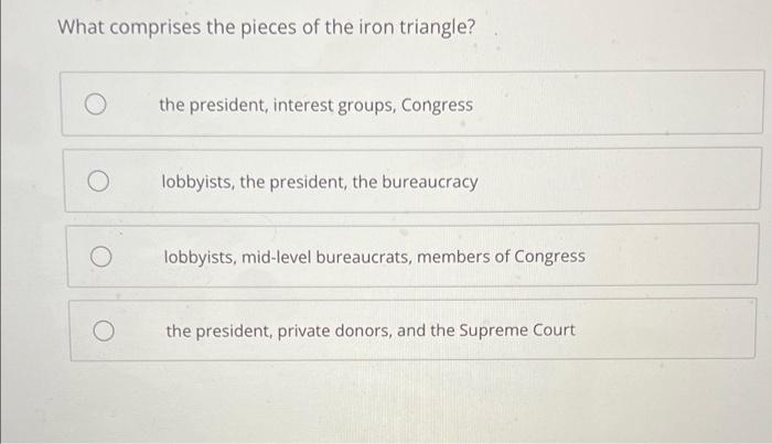 The secretaries of each department appointed by