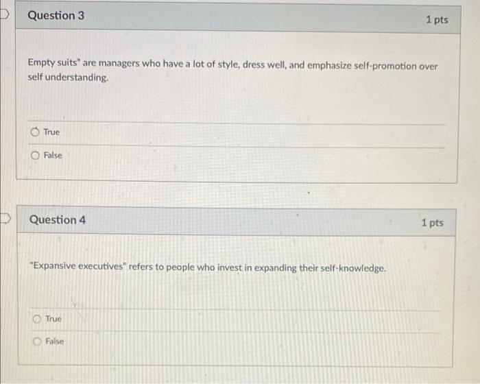 An executive whose sense of worth comes primarily