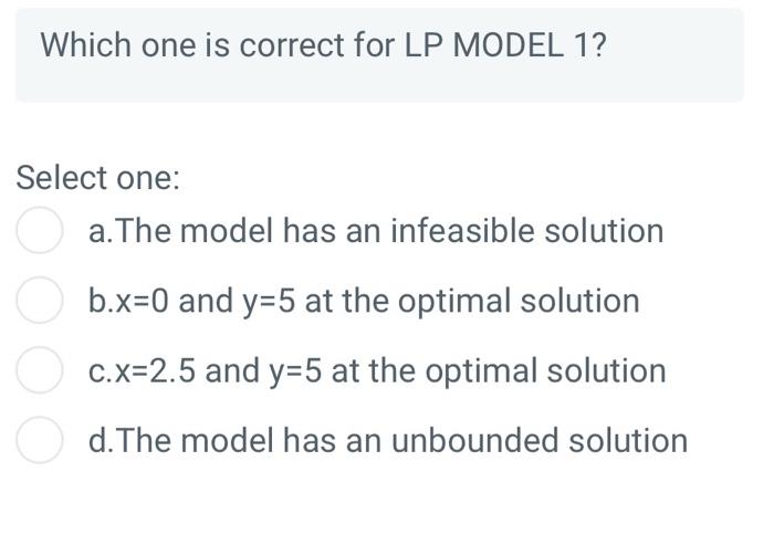 This is the first multiple choice question