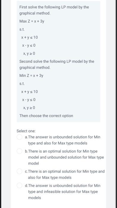 This is the first multiple choice question