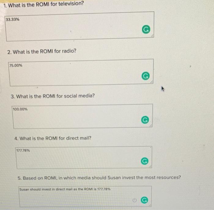 i just need to know question 7,8 and 9! Return on