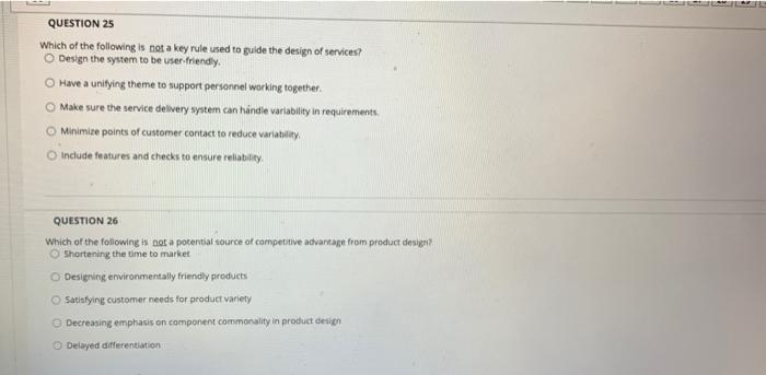 QUESTION 25 Which of the following is not a key