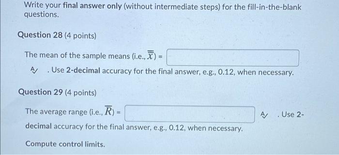 [Supplement 6] Control Chart The Pet-Pal Company