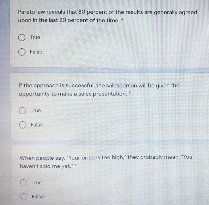 Pareto law reveals that 80 percent of the results