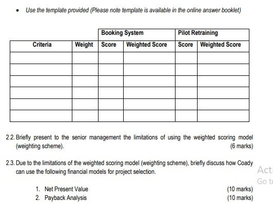 Read the case study below and answer ALL the