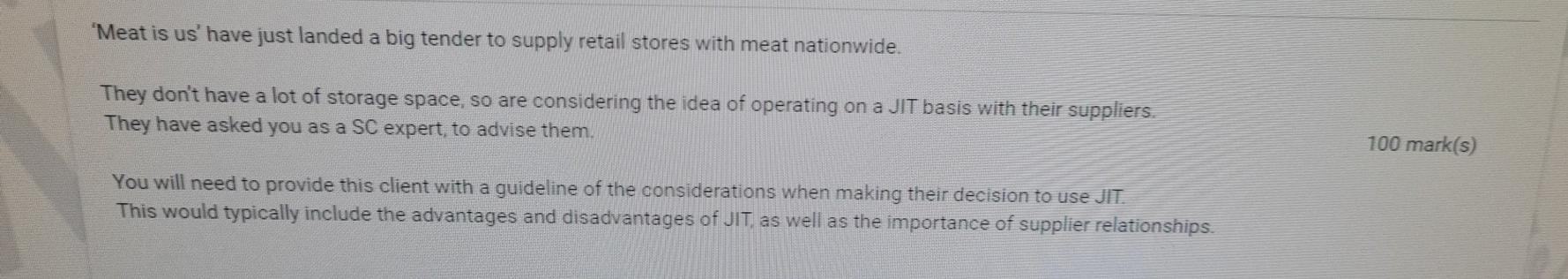 'Meat is us' have just landed a big tender to