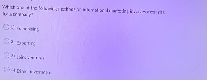 Which one of the following methods on