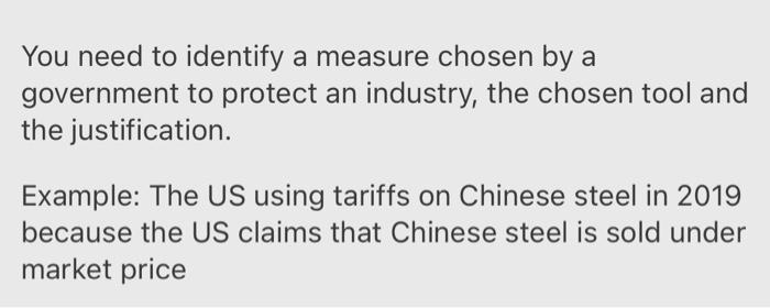 international business You need to identify a