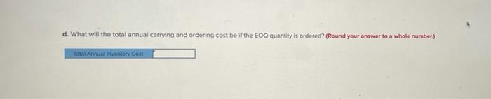 Problem 12-2 (Algo) A local distributor for a