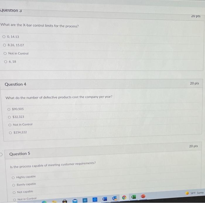Use the data table below and the following