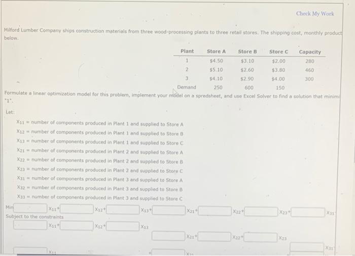 Check My Work Milford Lumber Company ships