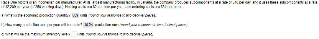 d) What percentage of time will the facility be