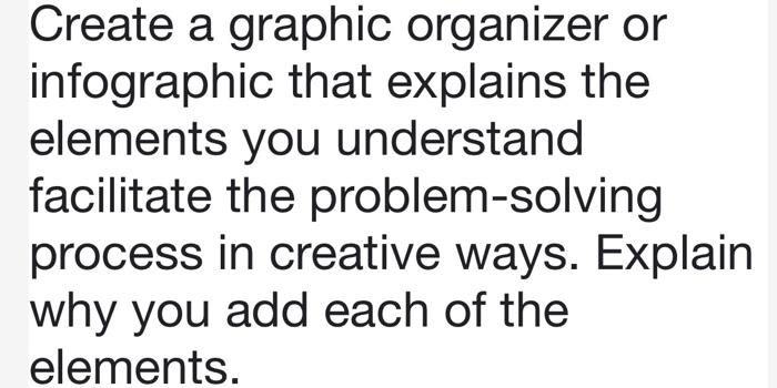 Create a graphic organizer or infographic that