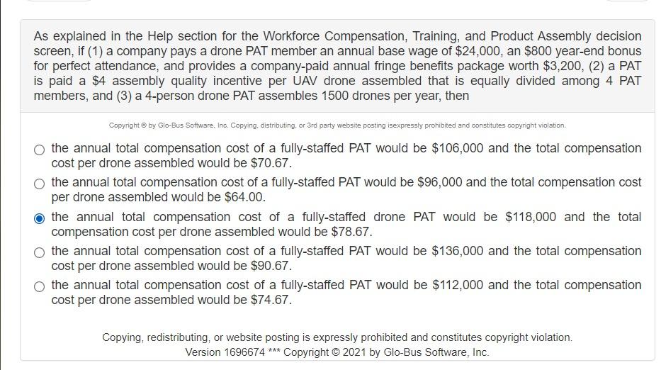 What is the answer to this question? As explained