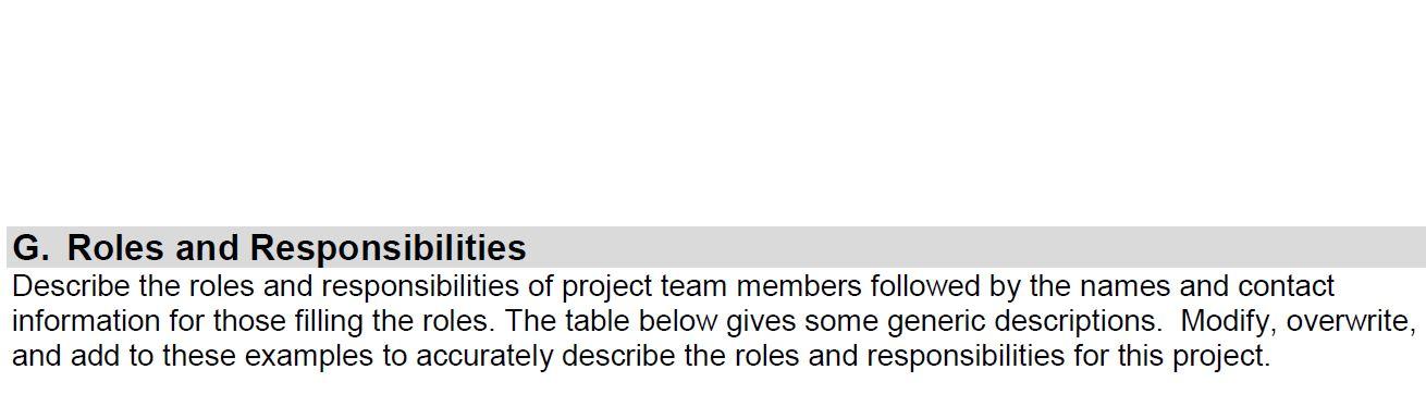 Please answer the project charter A-J. PLEASE