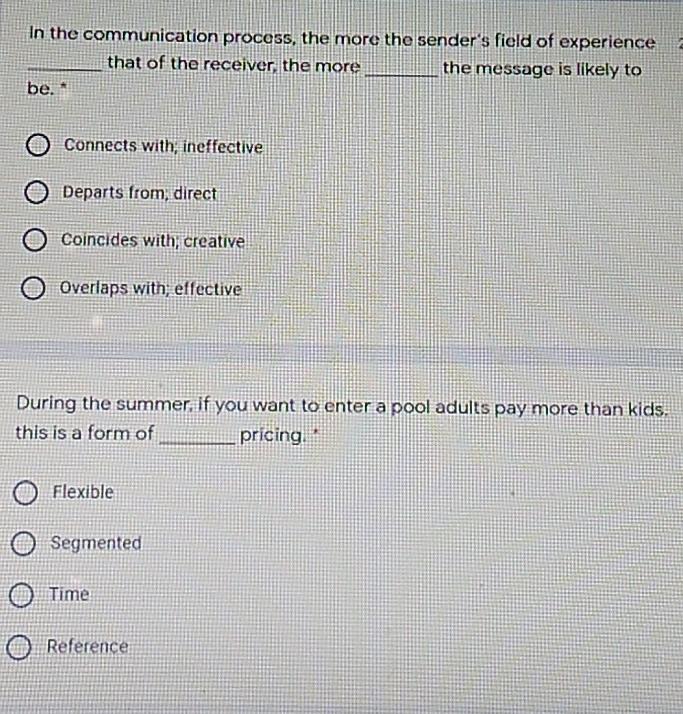 In the communication process, the more the