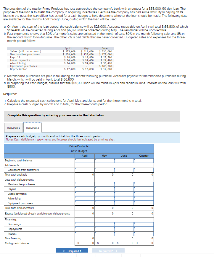 The president of the retaller Prime Products has