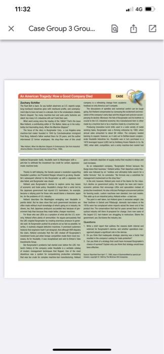 11:32 4G Case Group 3 Grou... ra CASE An American