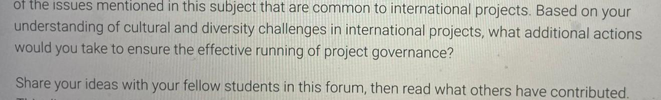 Based on the understanding of cultural and