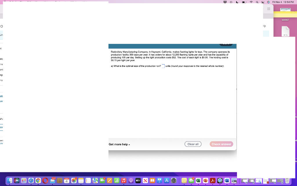 Radavilsky Manufacturing Cumpany, in llayward,