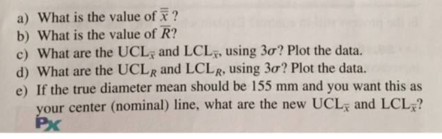 a) What is the value of x? b) What is the value